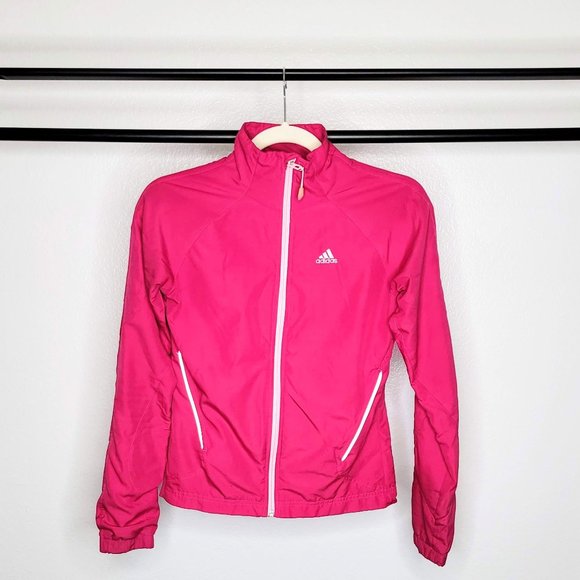 adidas Jackets & Coats Adidas Womens 20 Bubblegum Pink Fitted Track